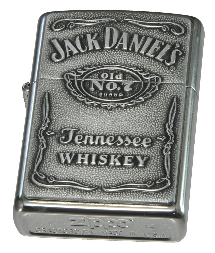 ZIPPO ジッポー ”JACK DANIEL'S ジャックダニエル old No.7（シルバー）” モデル ライター