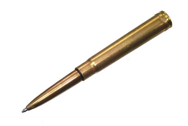 fisher フィッシャー .375 Bullet Space Pen .375ブレット スペースペン/ダミーカート