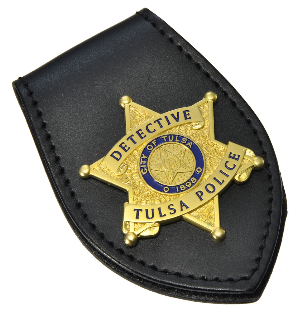USA TULSA POLICE 星型レプリカバッジ