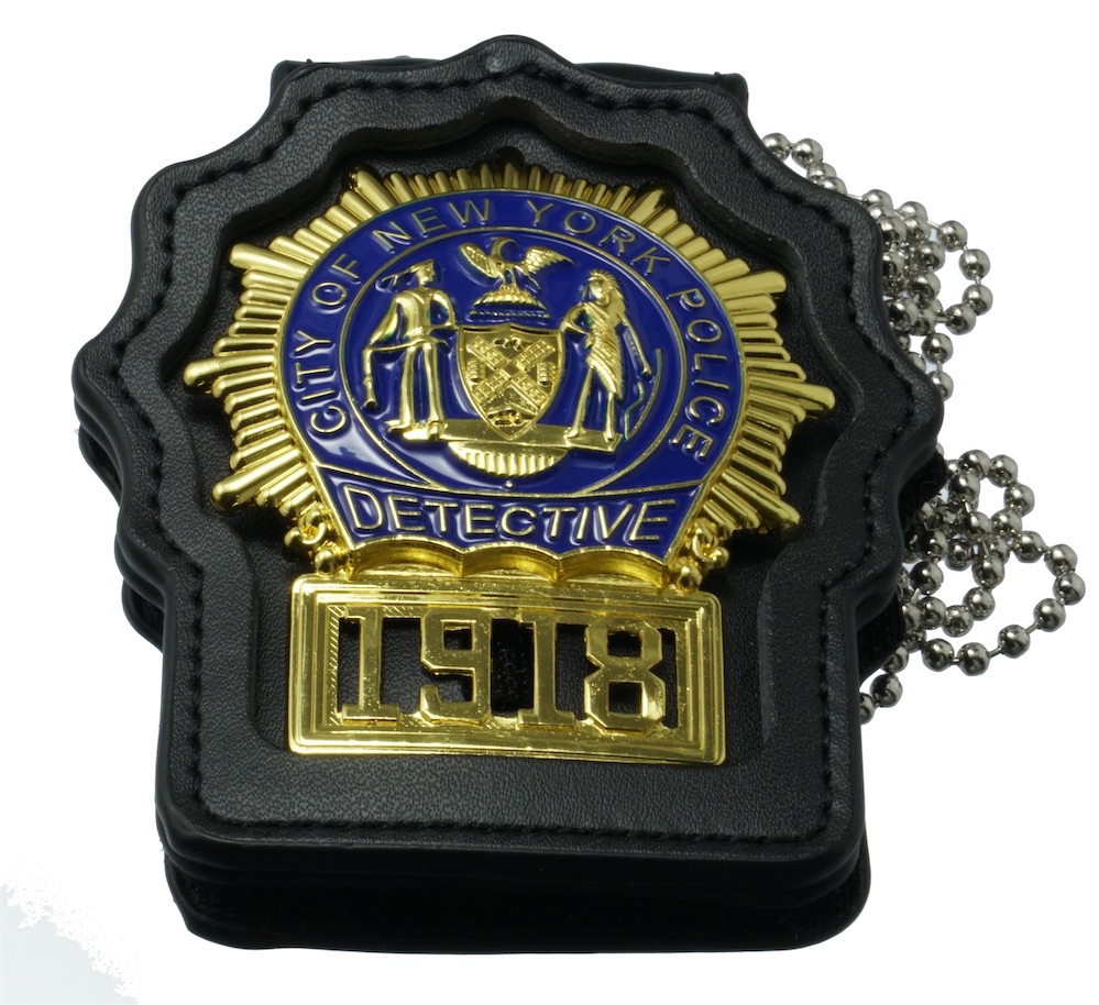 NYPD DETECTIVE No. 1918 レプリカバッジ
