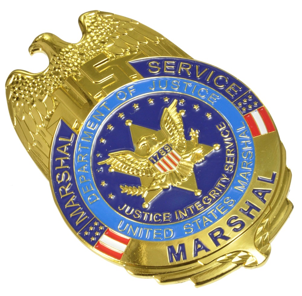 DOJ MARSHAL SERVICE Justice Integrity Service（連邦保安官レプリカバッジ）