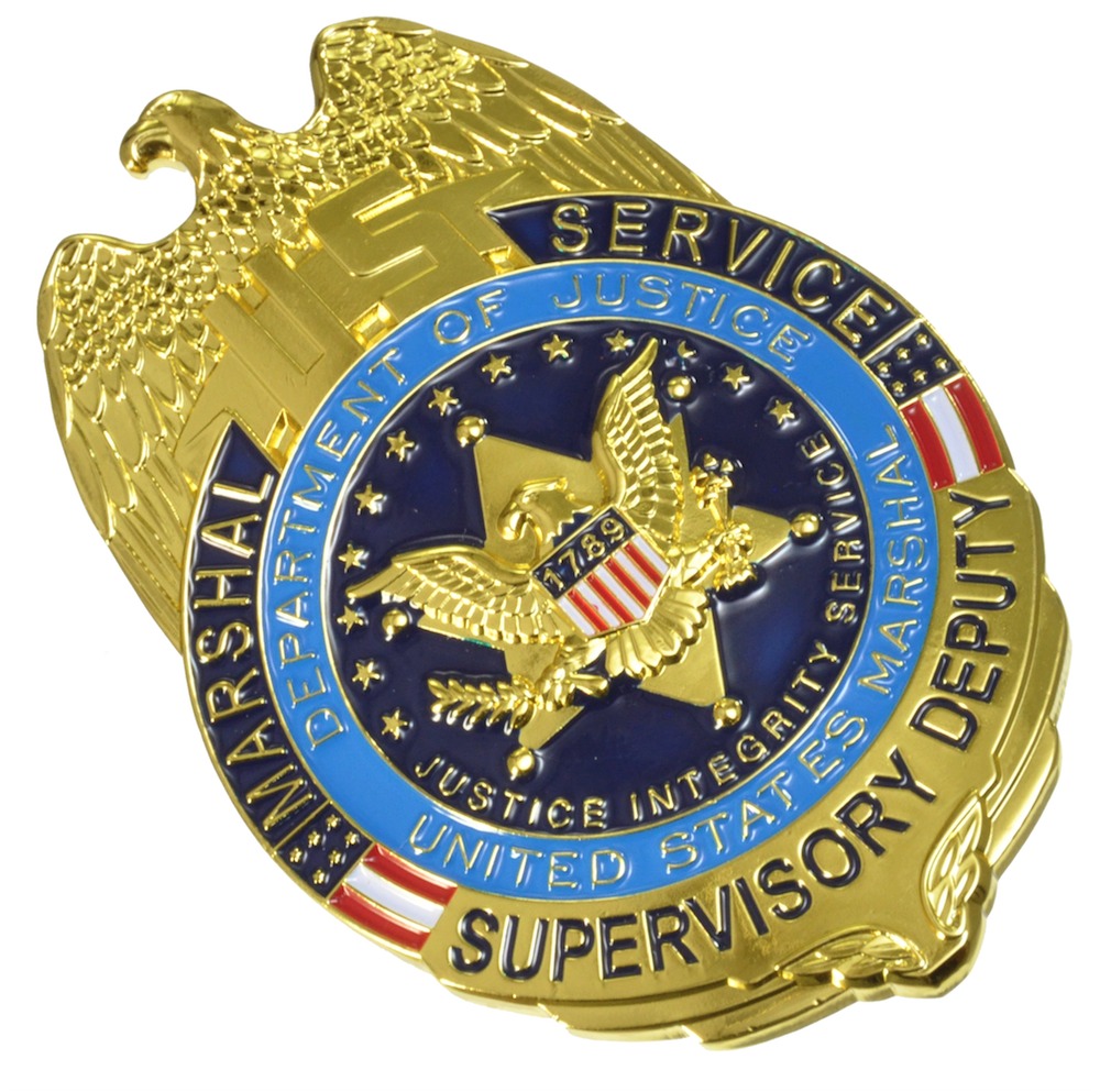 DOJ MARSHAL SERVICE Supervisor Deputy（連邦保安官スーパーバイザー・レプリカバッジ）