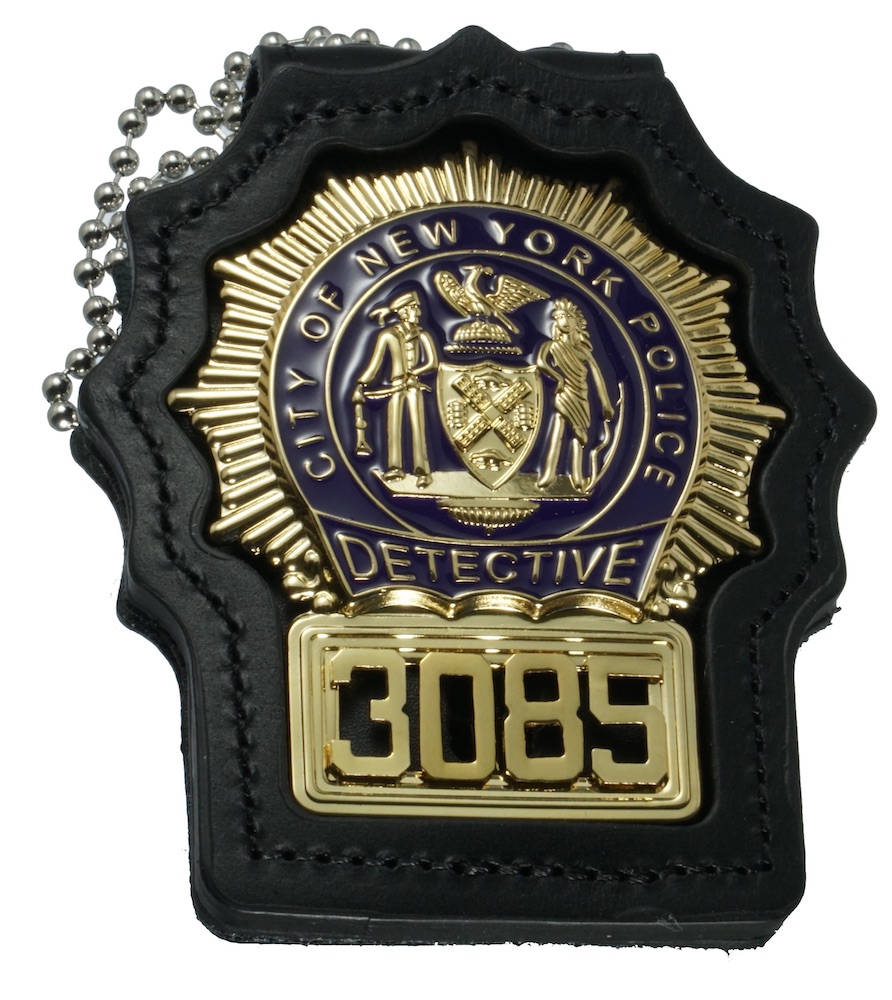 NYPD DETECTIVE No. 5521 レプリカバッジ