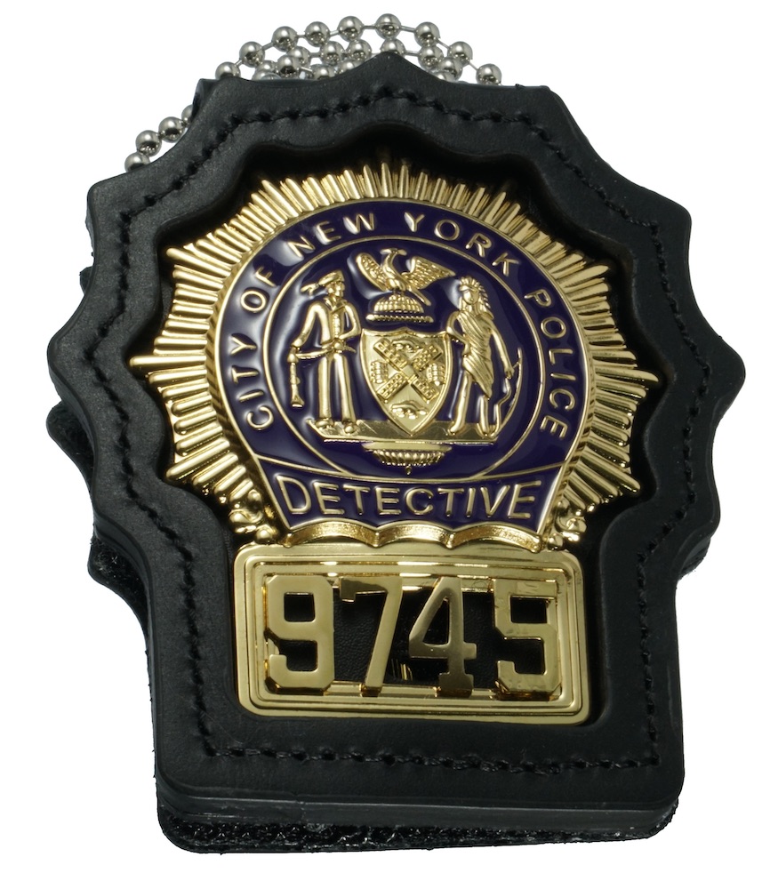 NYPD DETECTIVE No. 9745 レプリカバッジ