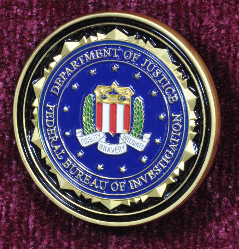 U.S.チャレンジコイン FBI-SP / 記念メダル  直径40mm サイズ