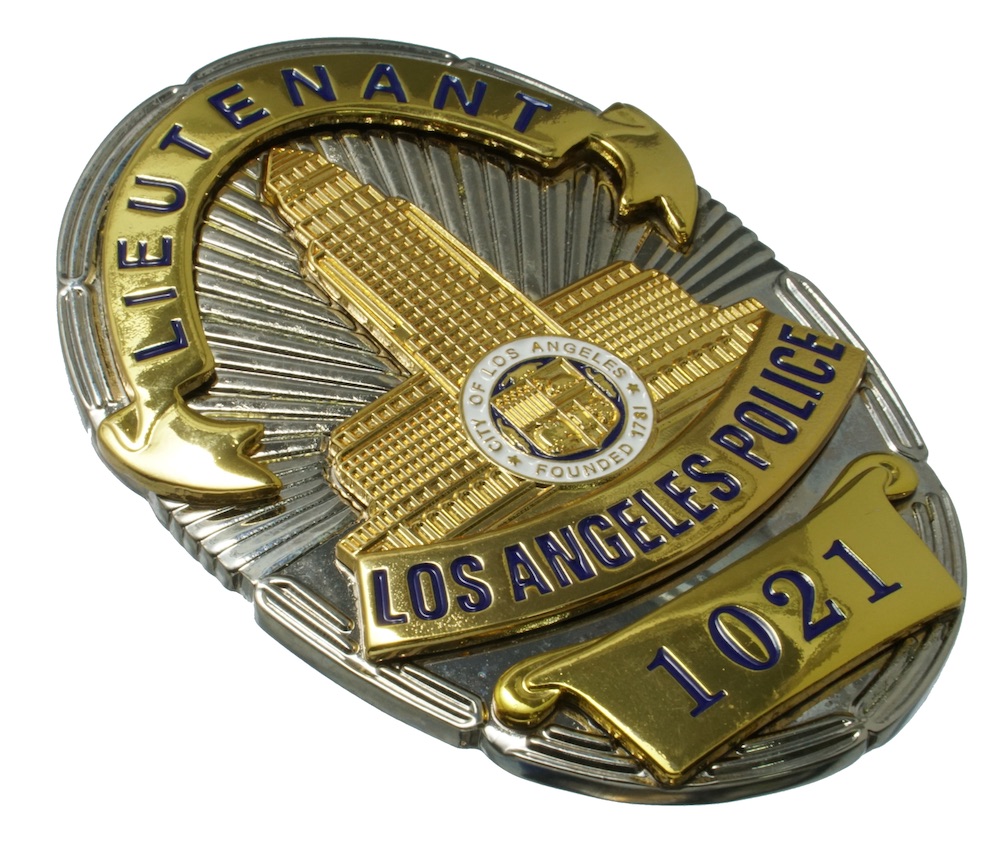 LAPD POLICE LIEUTENANT レプリカバッジ
