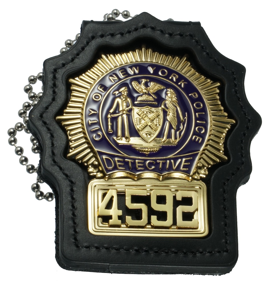 NYPD DETECTIVE No. 4592 レプリカバッジ