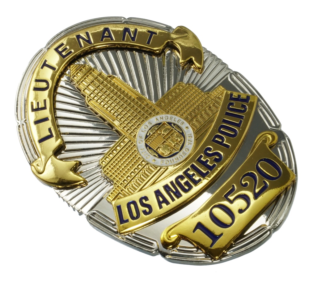 LAPD POLICE LIEUTENANT 10520 レプリカバッジ