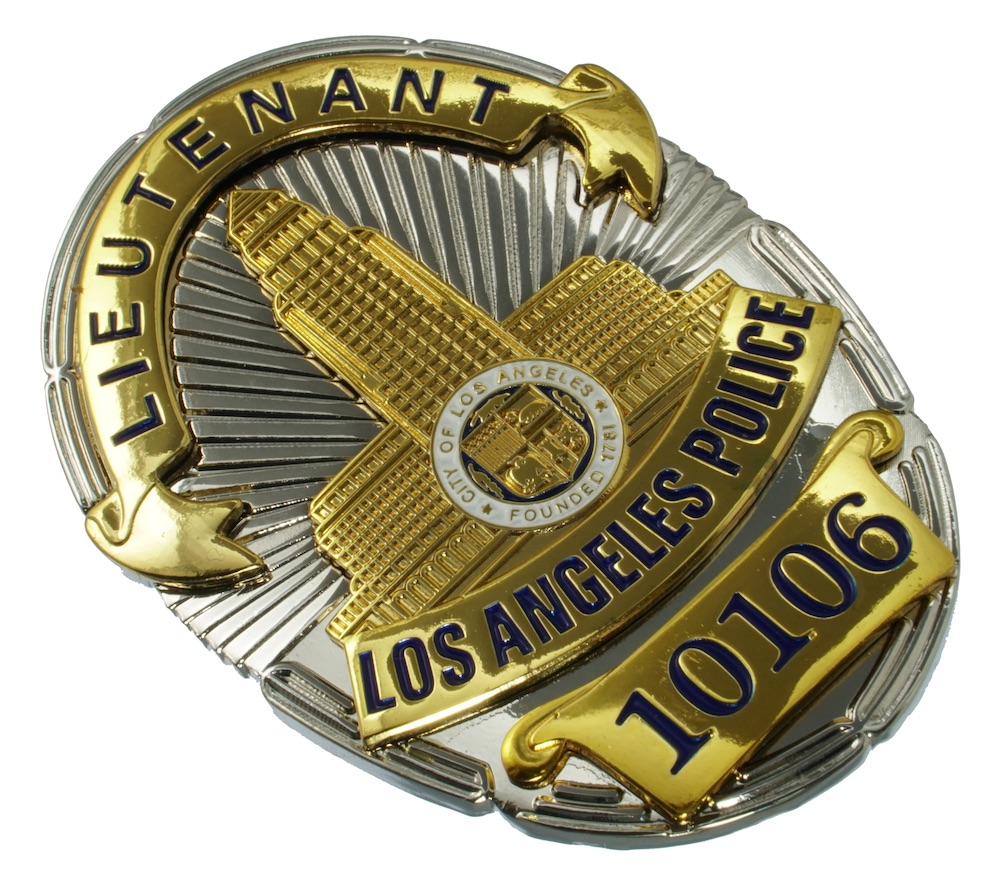 LAPD POLICE LIEUTENANT 10106 レプリカバッジ