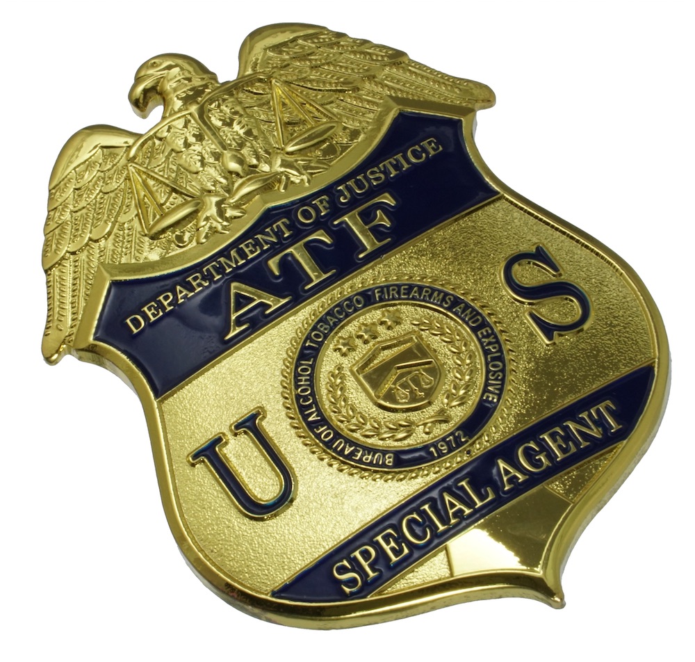 US ATF(アルコール・タバコ・火器及び爆発物取締局) SPECIAL AGENT レプリカバッジ