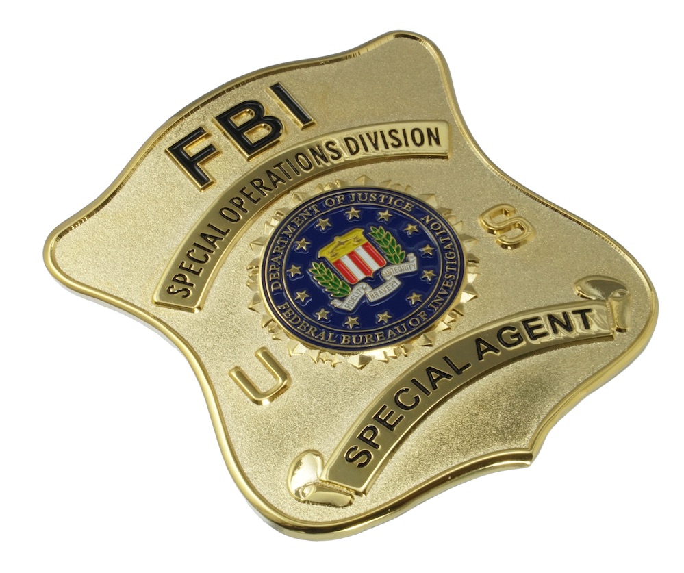 FBI 特殊作戦部隊スペシャルエージェント レプリカバッジ