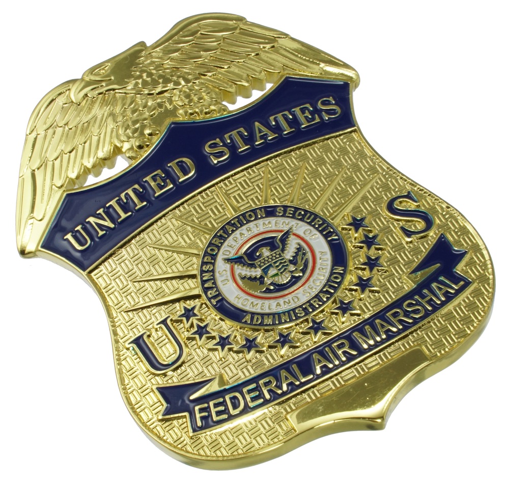 US 連邦航空保安局 エアマーシャルFAMSレプリカバッジ Federal Air Marshal Service