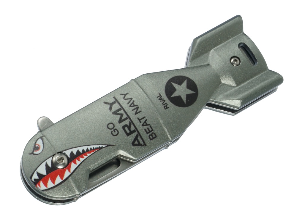 TAC FORCE シャークボムナイフ ARMY  Shark Bomb Knife /フォールディングナイフ ストレート刃