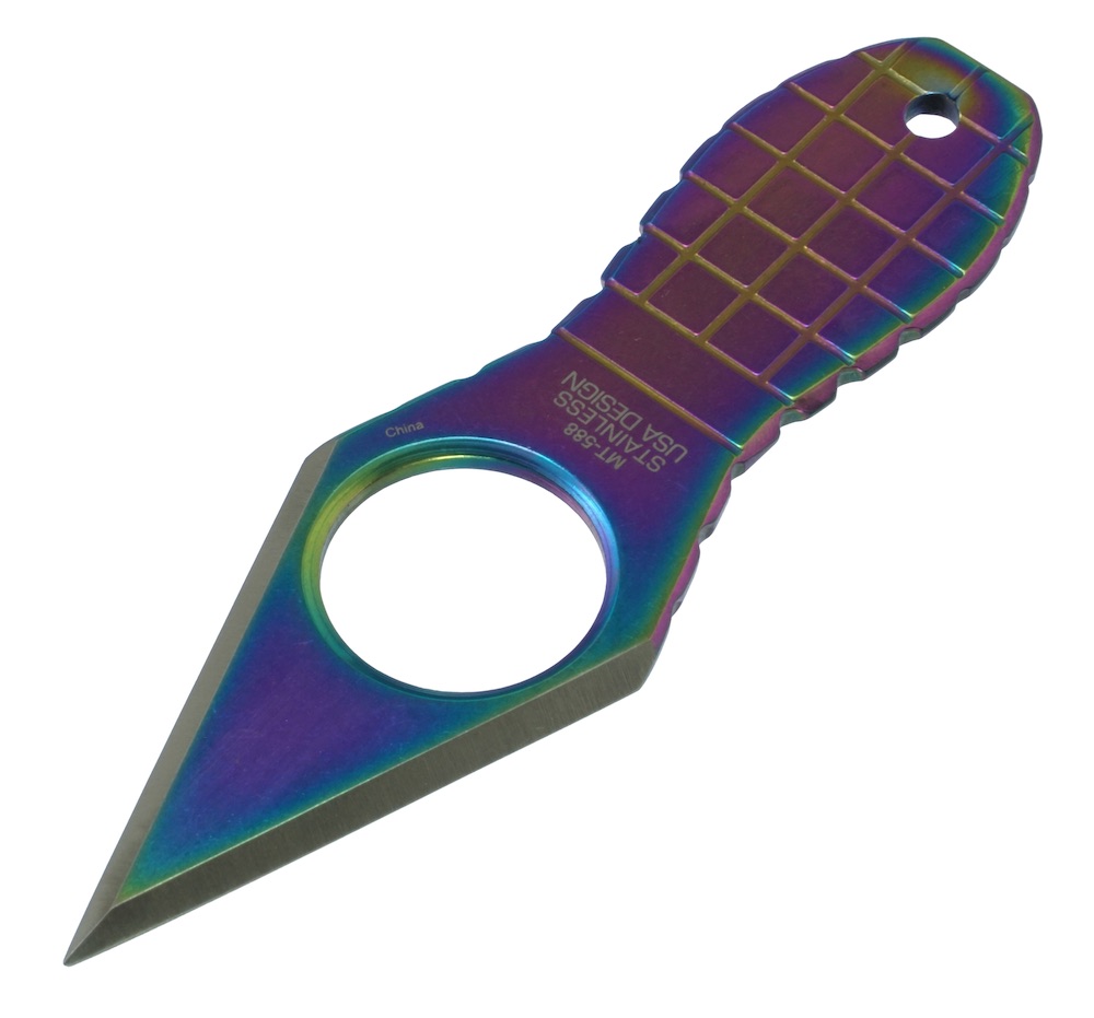 M Tech USA グレネードネックナイフ Rainbow /シースナイフ ネックナイフ